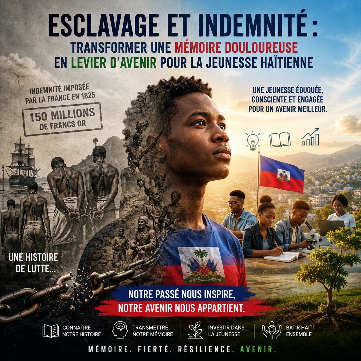 Esclavage et indemnité: transformer une mémoire douloureuse en levier d’avenir pour la jeunesse haïtienne